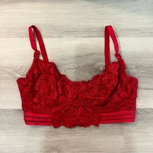 Red Lace Bralette